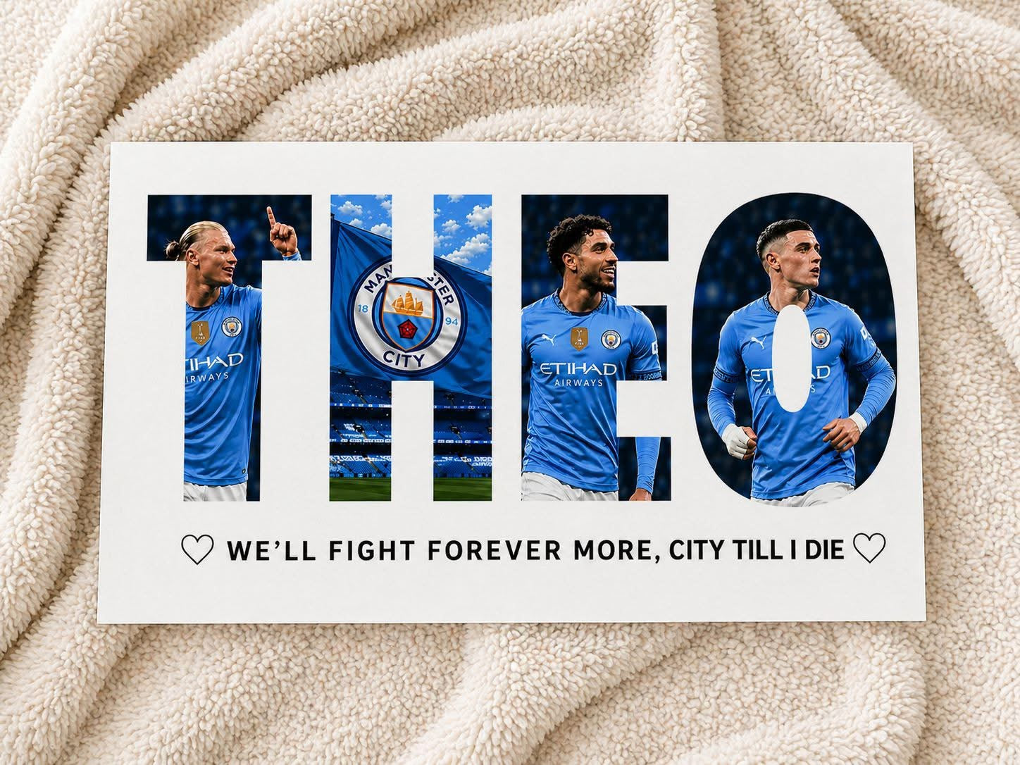 Personalised Football Print