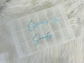 Blue Personalised Aeroplane Design Snack Box