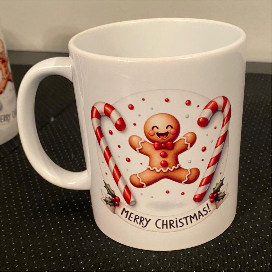 Gingerbread Man 11oz Christmas Mug