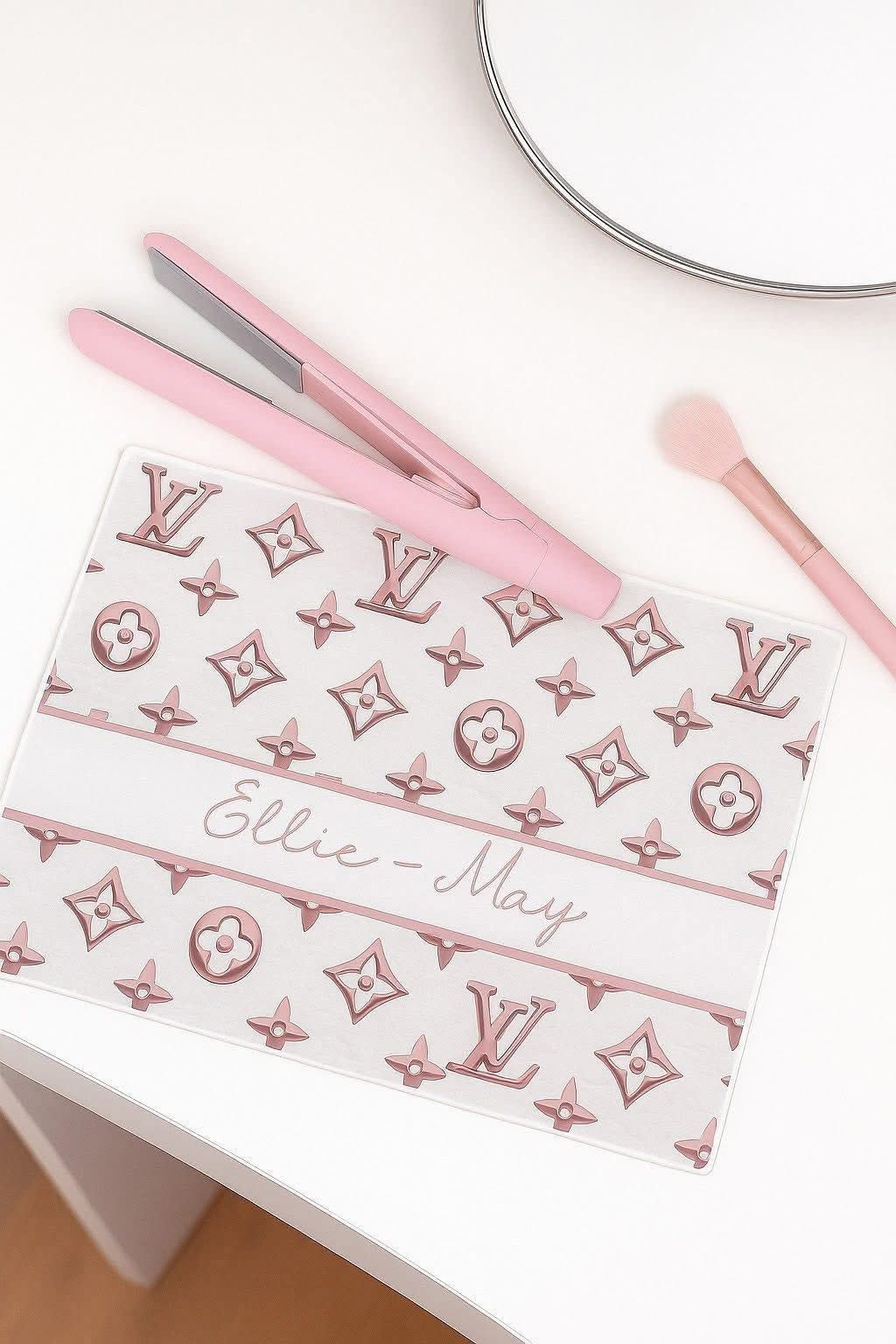 Personalised Glass Hair Straightener Board