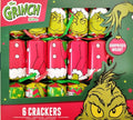 Grinch Christmas Crackers, 12" long (Pack of 6)