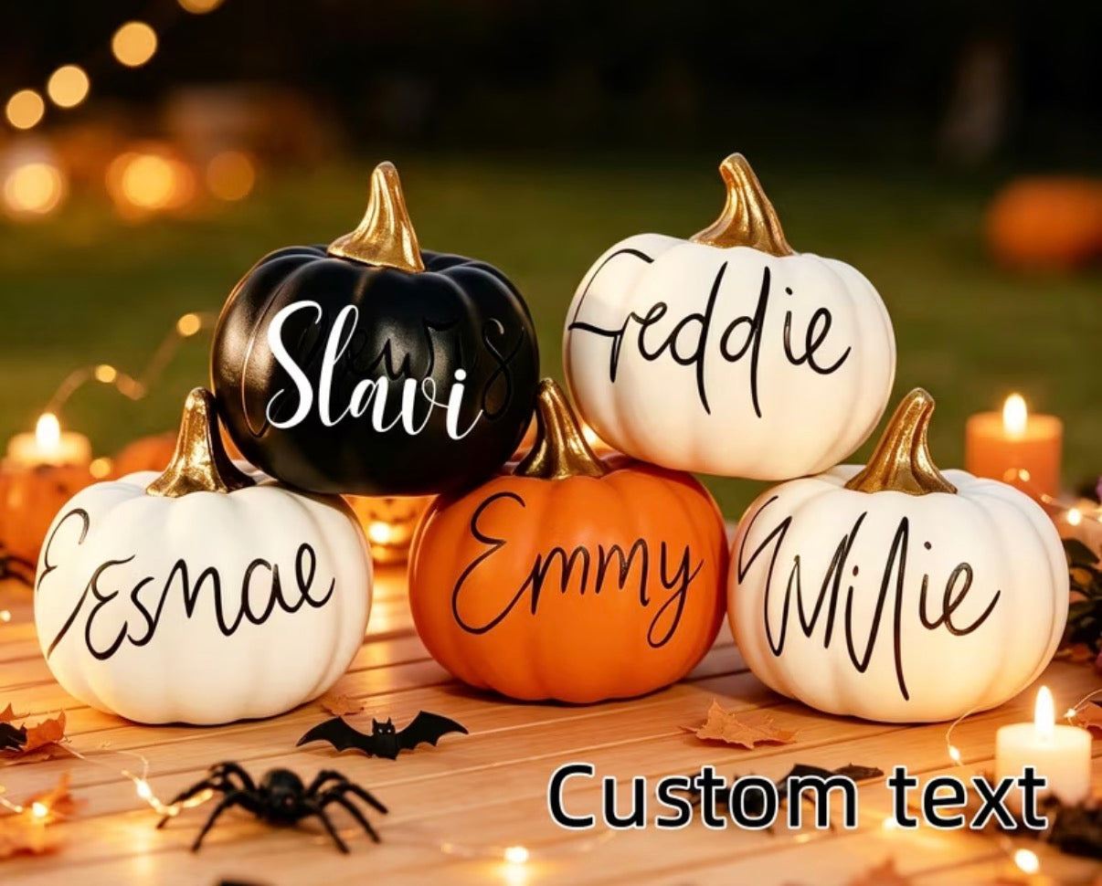 Personalised Pumpkin Ornament