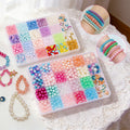 2 Box About 1190pcs Ocean Beads Bracelet Making Kit