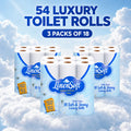 54 Rolls (3 x 18 Pack)