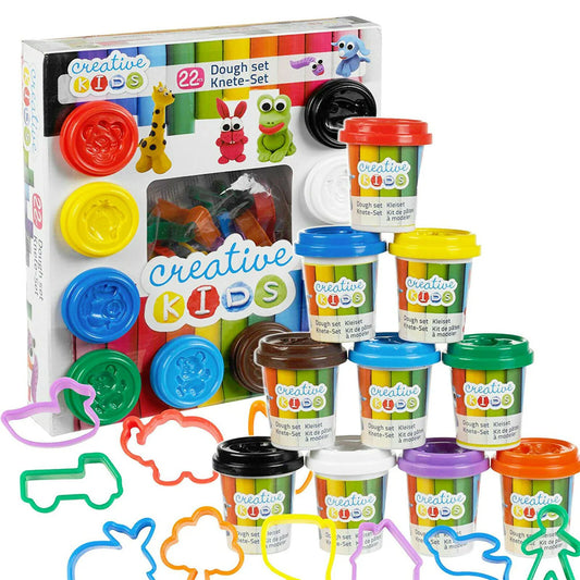 22 Pieces Play Dough Set & Accessories