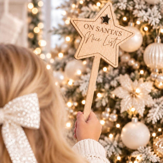 On Santas nice list wand