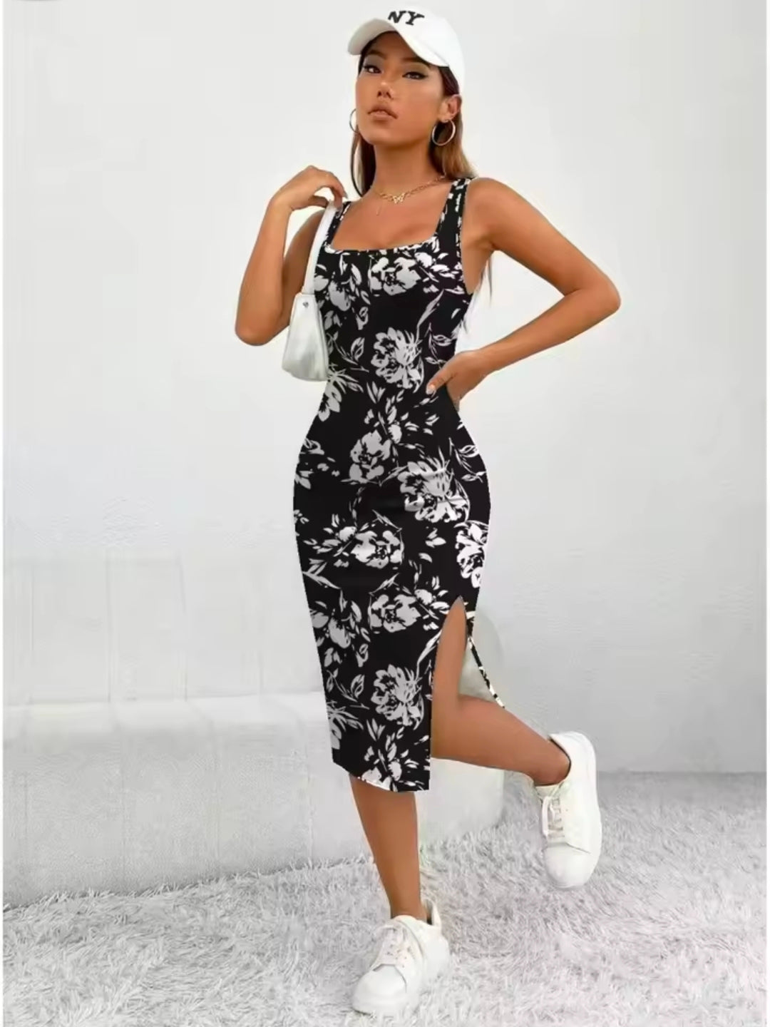 Women's Summer Casual Floral Dress