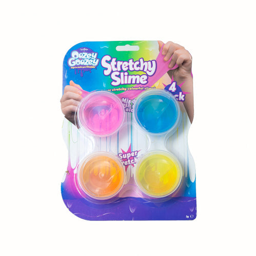 Oozey Goozey Stretchy Slime 4 Pack