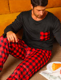 Two Piece Sets Men Pajamas