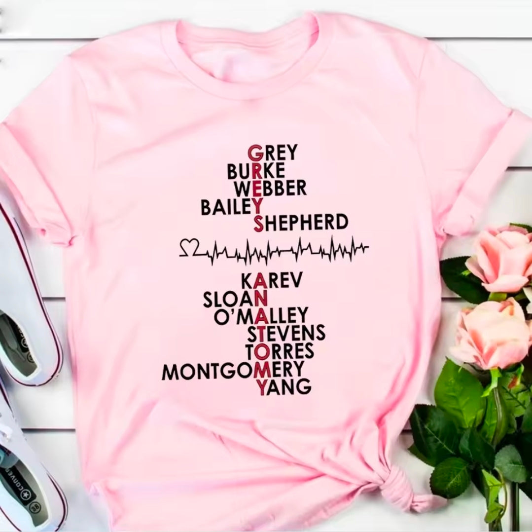 Grey's Cast Crew T-Shirt