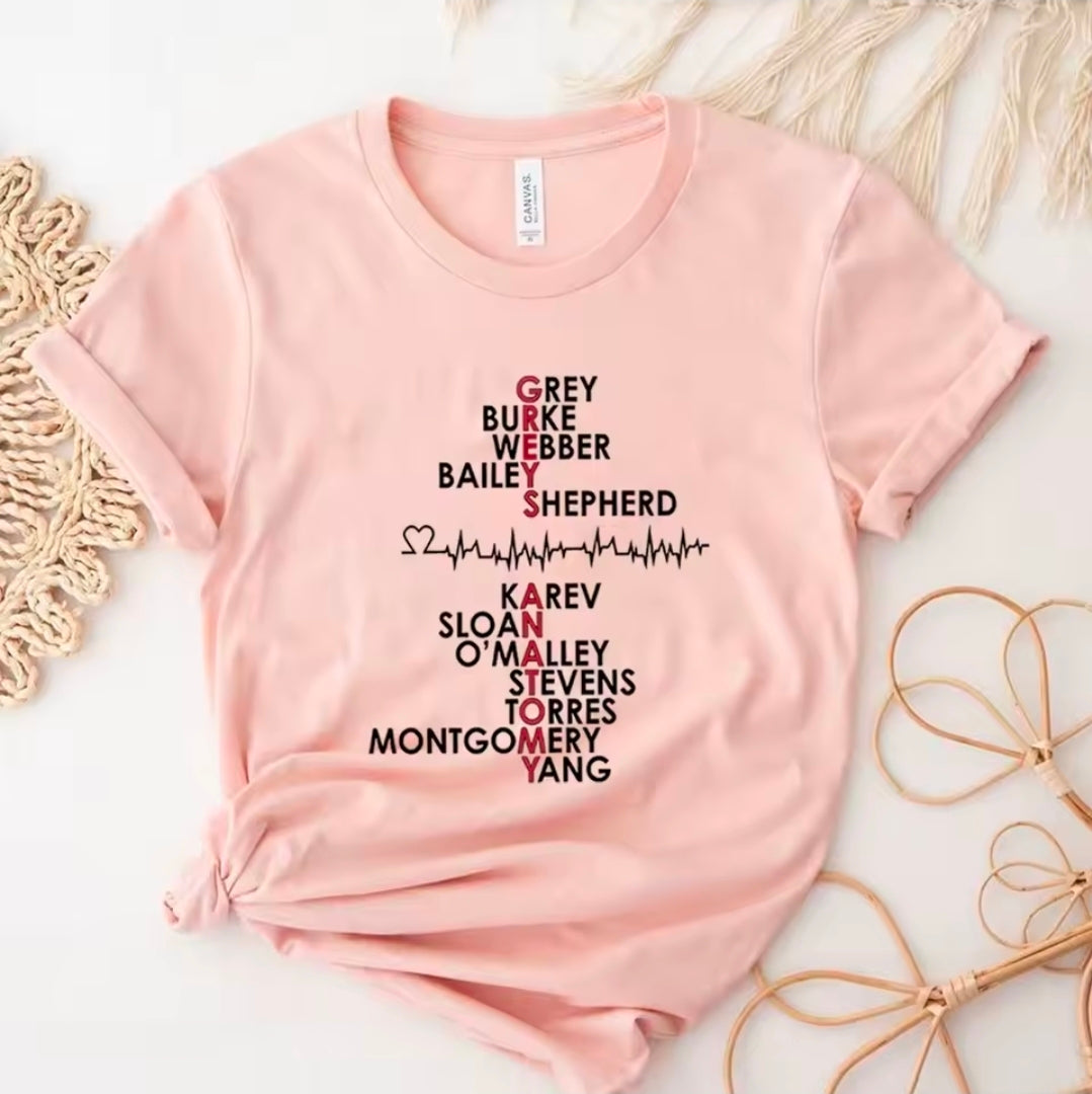 Grey's Cast Crew T-Shirt