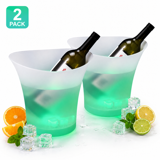 2 Pack 5L Colour Changing Ice Bucket