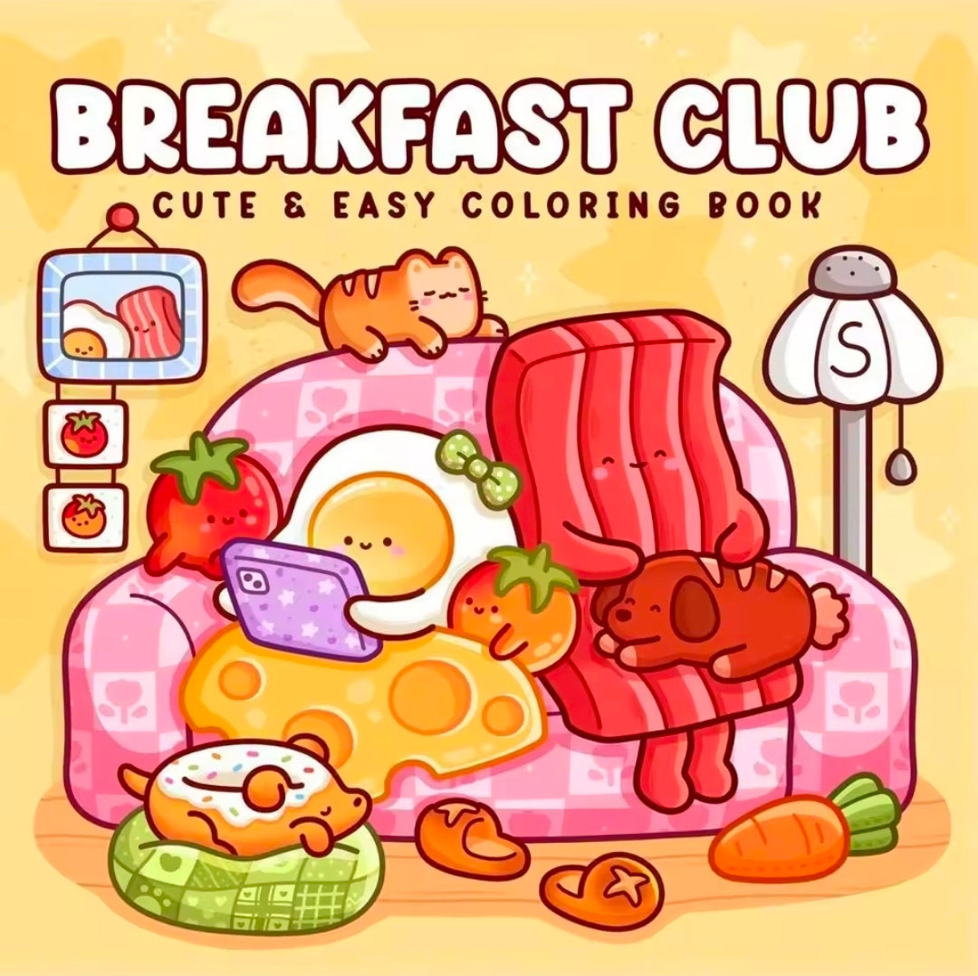 Breakfast Club Coloring Book