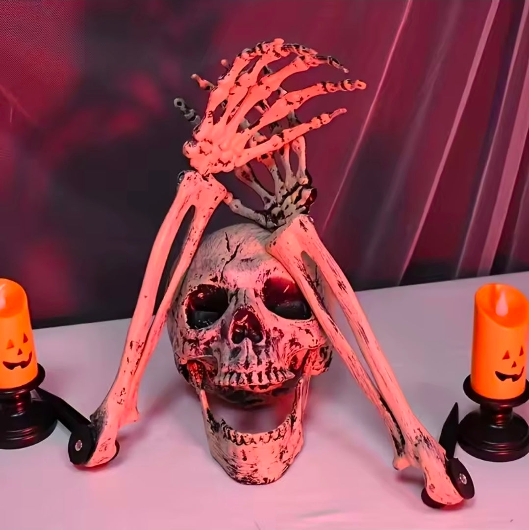 Halloween Realistic Skeleton Stakes Decor