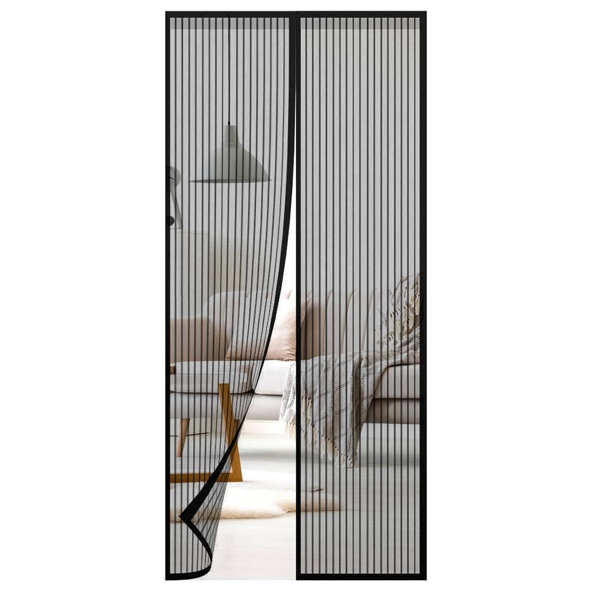 Magnetic Black Fly Screen