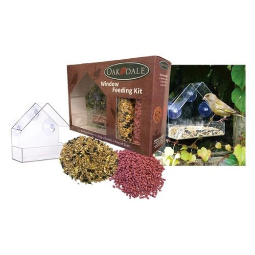 Window Feeder Kit with Bird Food
