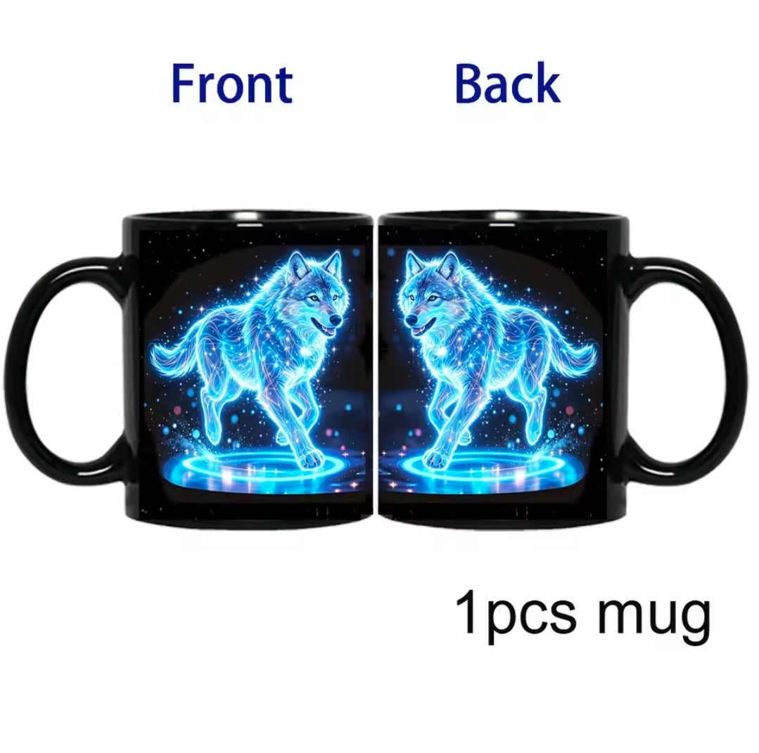 Bright Wolf Coffee Mug