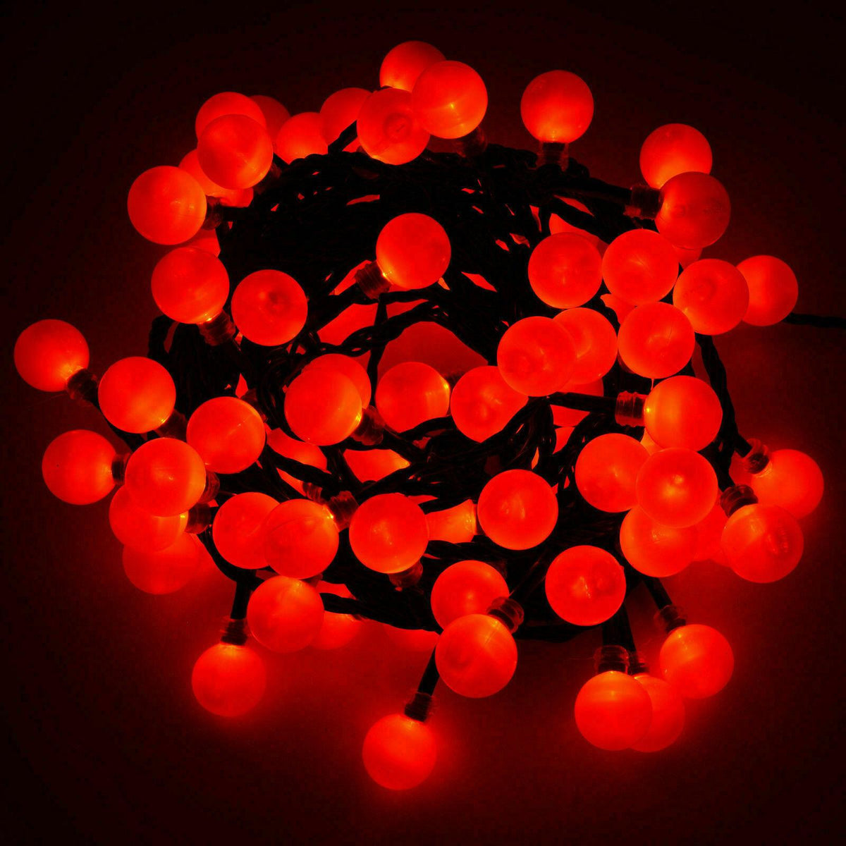 200 Berry Christmas LED Red Lights