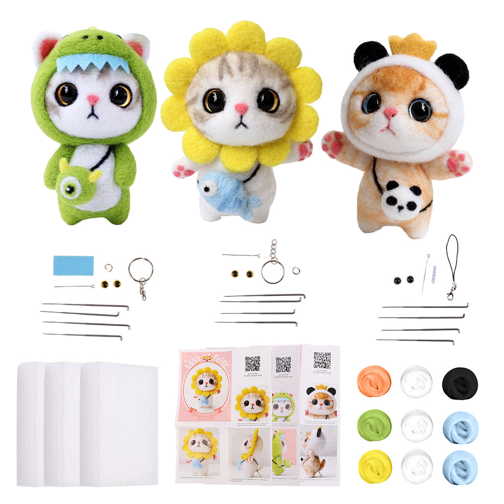 3Pcs Needle Felting Starter Kit
