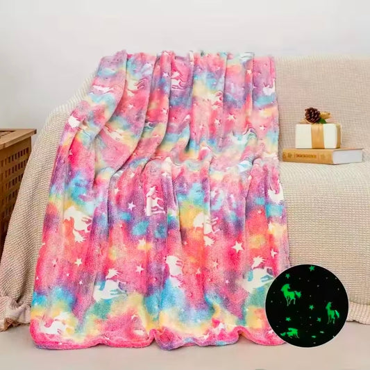 Hot Cartoon Luminous Blanket