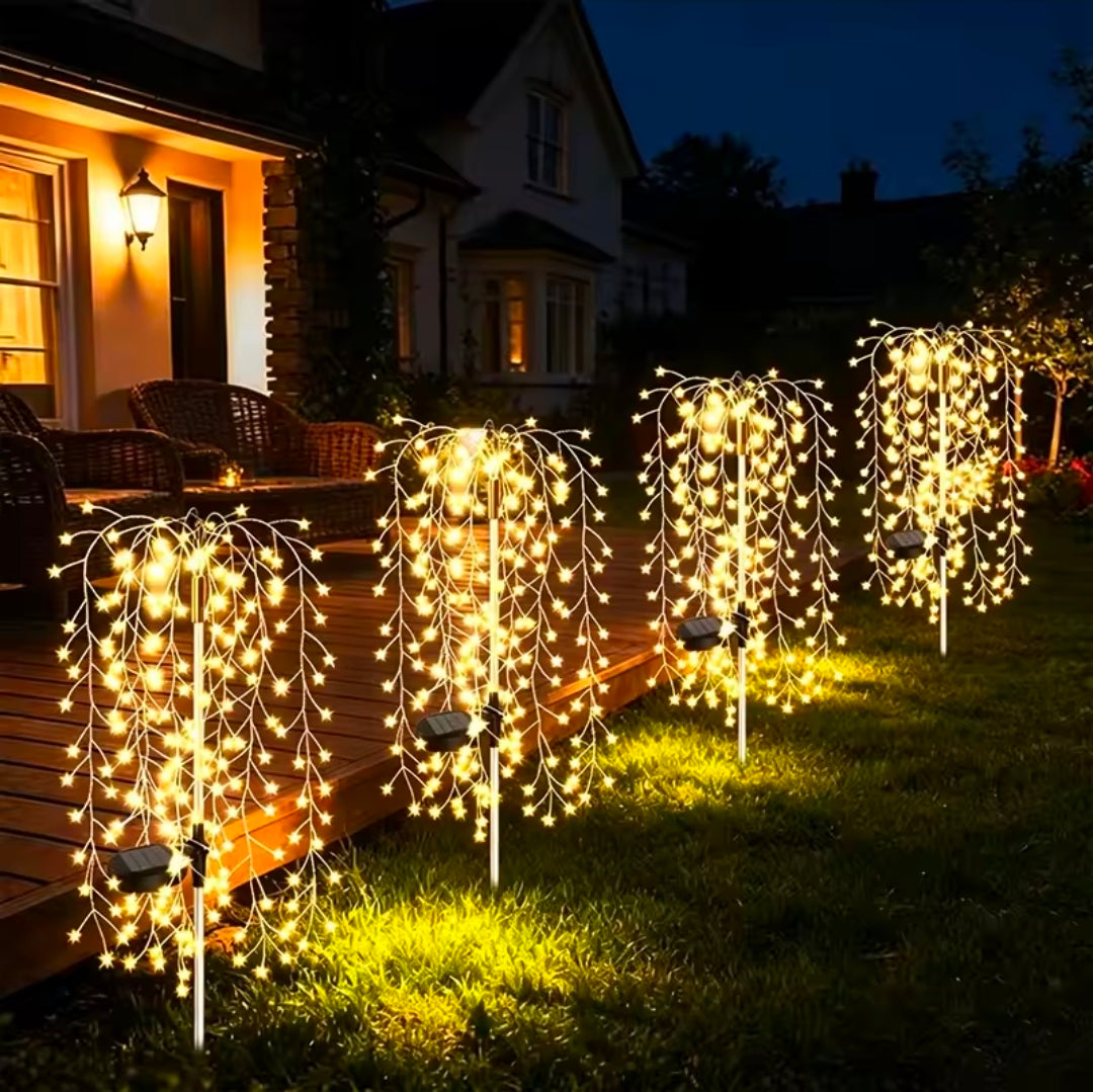 Firework LED Solar Garden Lights