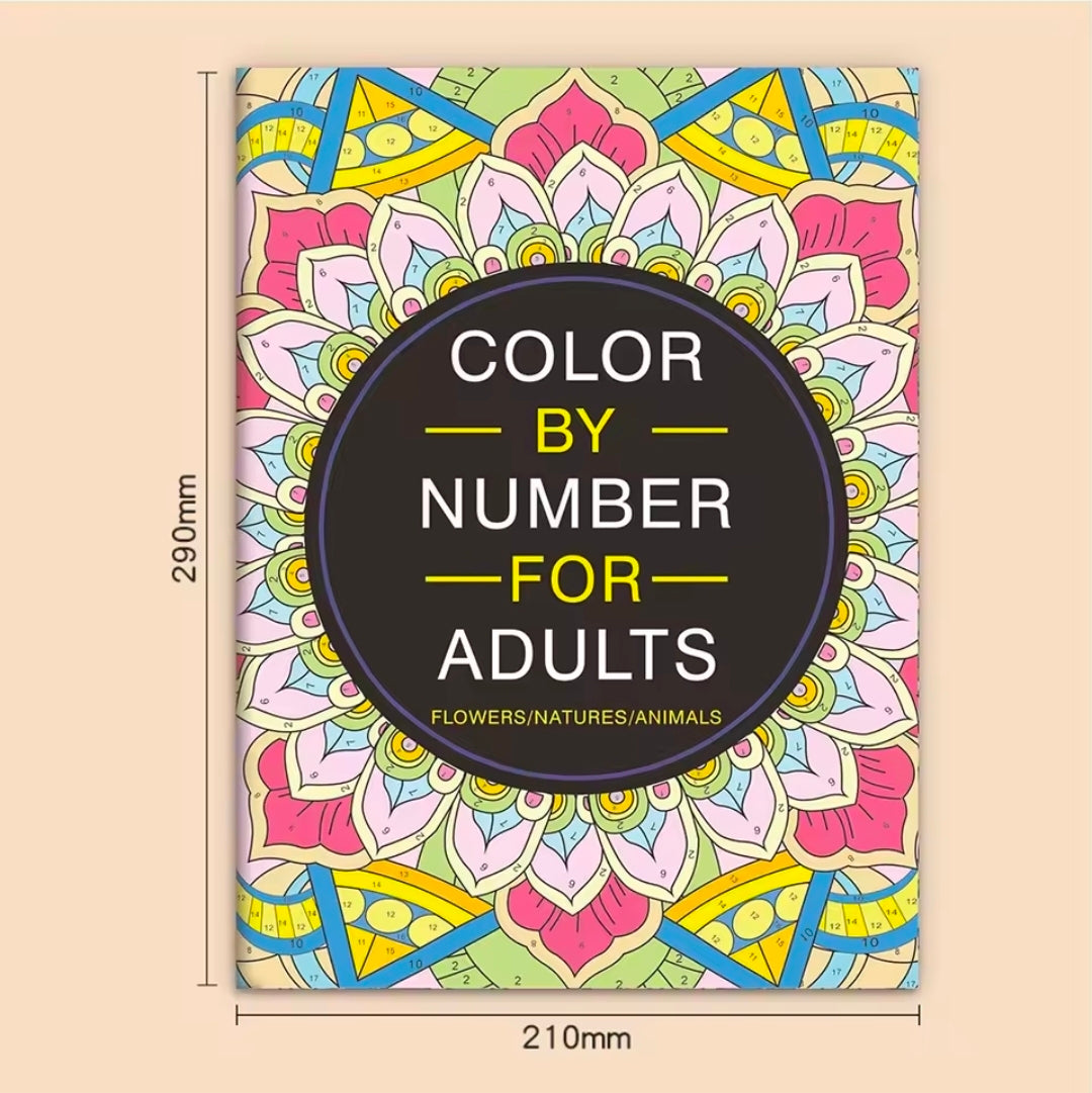 Flower Nature Animal Color by Numbers