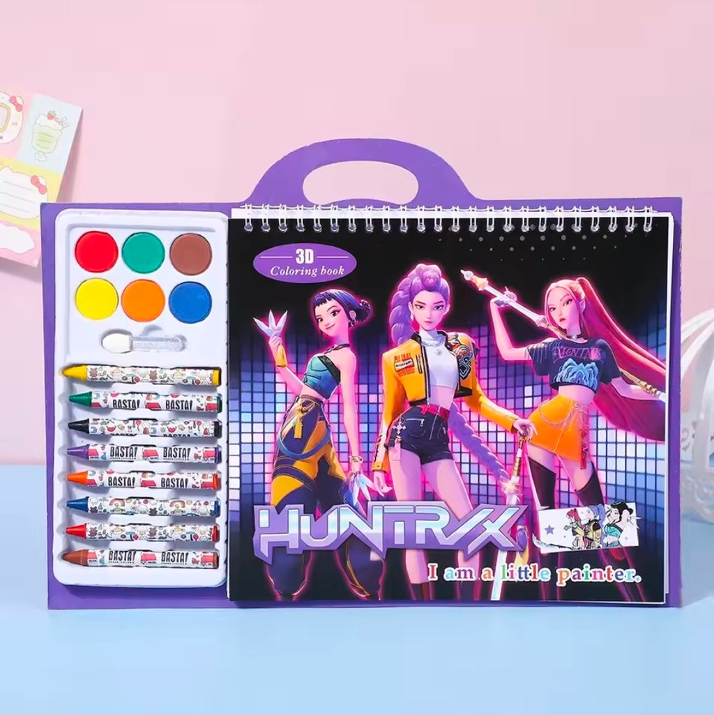 Cute Anime Coloring Book, Art Book
