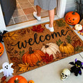 Vintage Fall Harvest Pumpkin Doormat