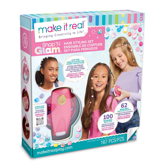Make It Real Snap N Glam Hair Styling Set